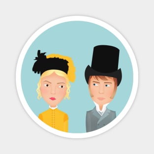 Emma Woodhouse and George Knightley fanart Magnet